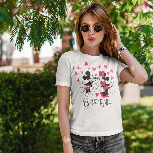Playera Better Together Minnie Mickey