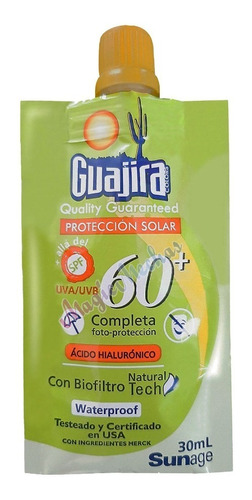 Guajira Protec Solar 60+ 30ml - mL