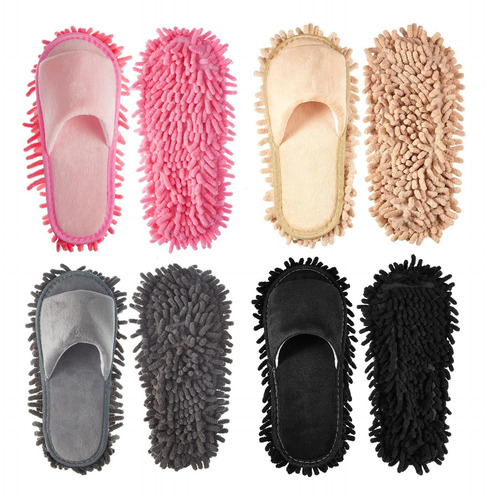 Zapatillas De Trapeadores De Microfibra De 4 Pares De Jepery