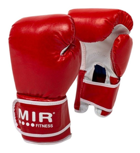 Guantes Boxeo Sintetico Con Velcro Mir Fitness