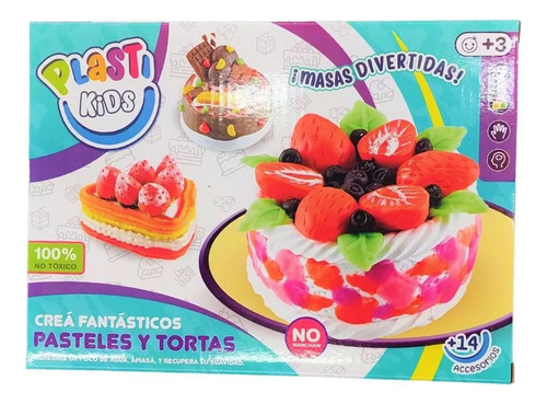 Set De Masas Crea Pasteles Plasti Kids Cod 53445 La Torre