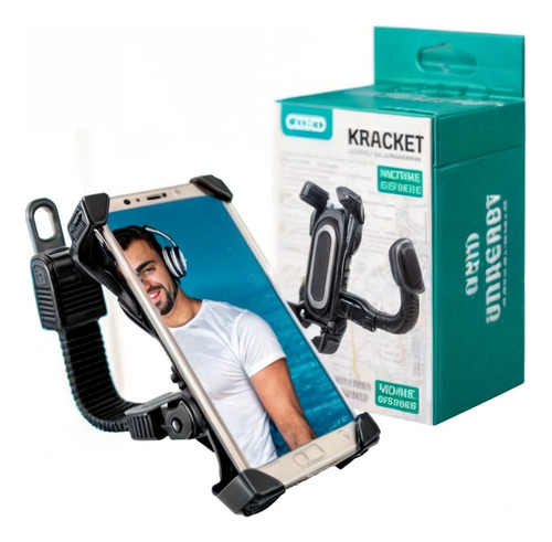 Soporte Celular Motocicleta Autoajustable Bracket