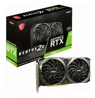 Msi Tarjeta De Video Nvidia Geforce Rtx 3060 Ti Ventus 2x 8g