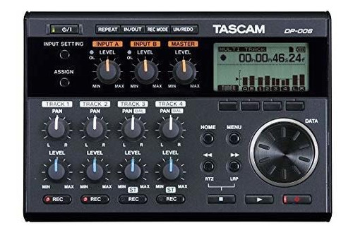 Tascam Dp-006 Grabadora De Audio Digital Multipista De 6 Pis