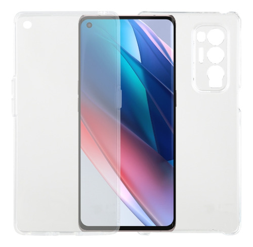 Funda Blanda Transparente Para Oppo Find X3 Neo Pc+tpu