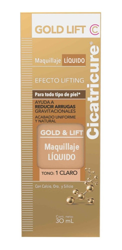 Cicatricure Gold Lift Maquillaje Liquido Light 30 Ml