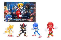 Comprar Sonic Hedgehog 3 Set 4 Pack Shadow Tails Knuckles Con Luces