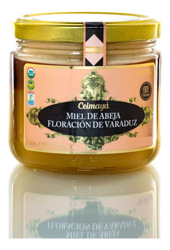 Miel Floracion Varaduz Ceimaya 270g Organica Cruda Frasco