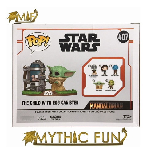 Funko Pop Star Wars - The Child With Egg Canister 407 (Usado)
