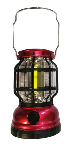 Lampara De Camping Led Carga Solar Usb Con Regulador De Luz