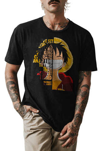 Polo Personalizado Motivo One Piece  Luffy 005