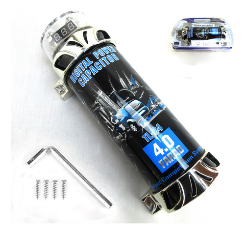 4.0 Faradios Digital Capacitor Para Sonido Audio Rock Carros