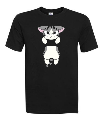 Polera Hombre - Gato - Diseño 08