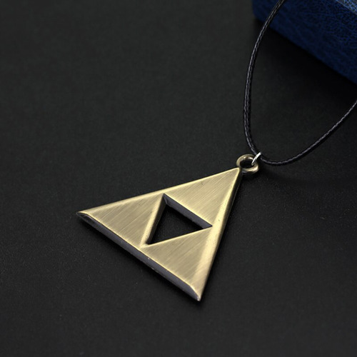 Collar Legend Of Zelda Trifuerza M1 Triforce De Coleccion