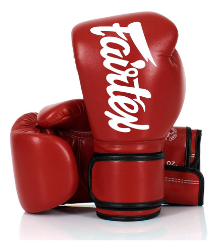 Guantes Para Entrenamiento Fairtex, 8 Onzas, Rojo Y Blanco