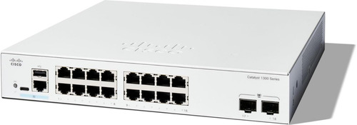 Switch Administrado Cisco Catalyst T-2g, 16 Puertos Ge, 2x1g