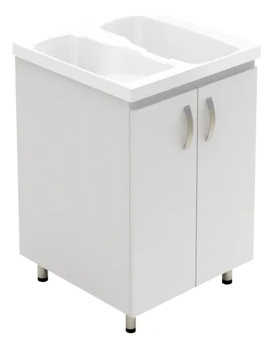 MUEBLE LAVARROPAS AQUA 60X60 BLANCO