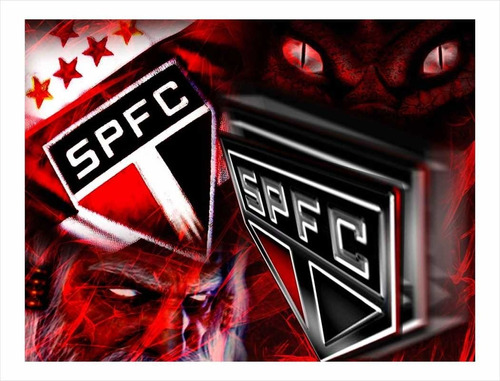 Adesivo Spfc Futebol São Paulo Tricolor Clube 8m²