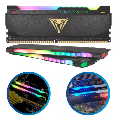 Patriot Viper Steel Rgb 8gb Ddr4 3600mhz Cl20