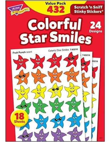 Pegatinas Tendencia Empresas Coloridos Estrella Sonrisas Paq