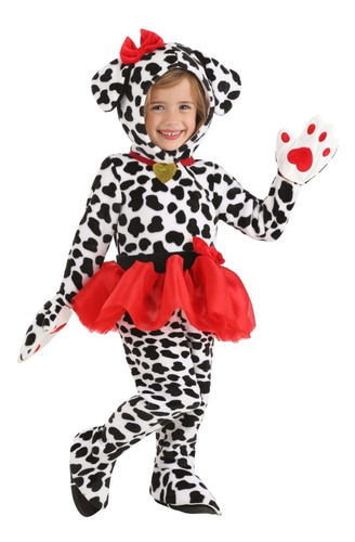 Disfraz De Perro Dalmata 101 Dalmatas P/ Niñas Envio Gratis
