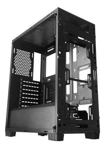 Gabinete Gamer Com 3 Fans Rgb Cor Preto