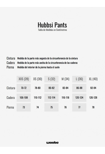 Imagen 7 de 7 de Pantalón De Corderoy Hubbsi Woodoo - Negro