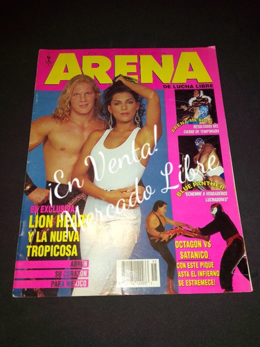 Lucha Libre Revista Arena #40 De 1993 Lion Heart Sin Póster