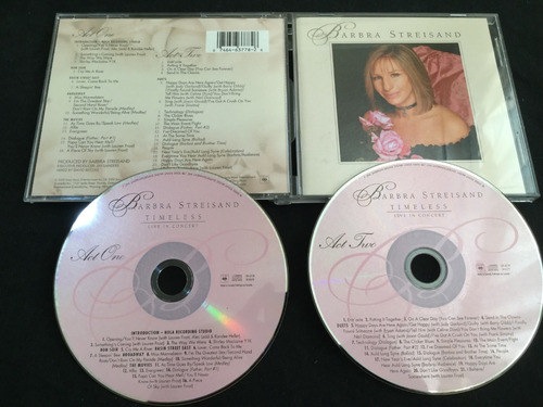 Barbara Streisand Timeless Live In Concert Importado Cd D6