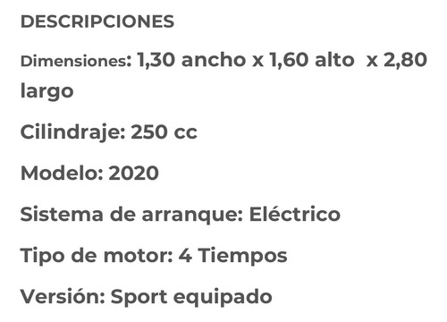 Utv Tipo Raizer 200,250,400 Nuevos