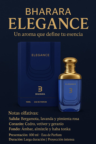 Bharara Elegance Edp 100ml Para Hombre