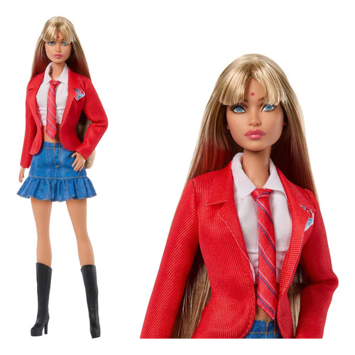 Boneca Barbie Coleção Rbd Mia Rebeldes Com Uniforme Mattel