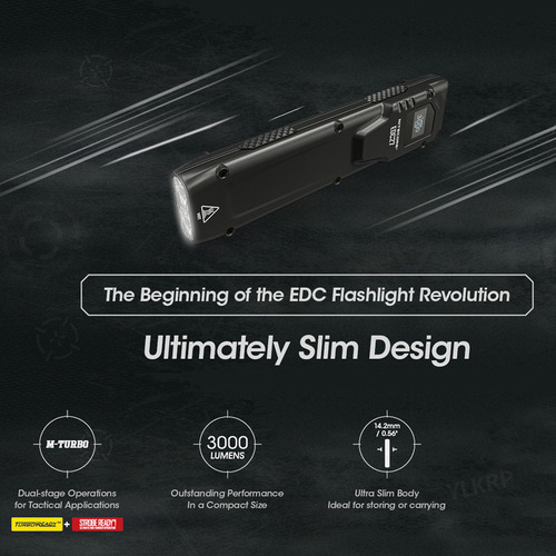 Para Edc Nitecore Edc27 3000 Lúmenes/linterna Y