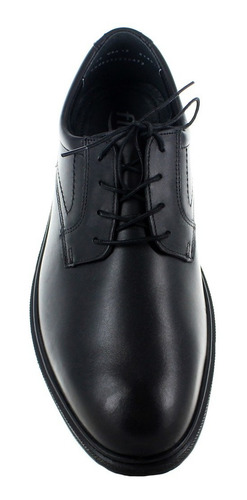 Imagen 3 de 6 de Flexi Zapato Choclo Negro Piel Para Hombre 74610