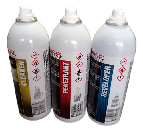 Kit Liquido Limpiador, Revelador Y Penetrante (3 Kit)