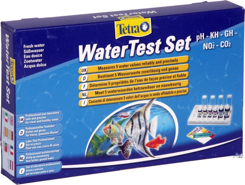 Tetra Water Test Set Ph Gh Kh No2 Co2 Acuario Agua Dulce Pecera