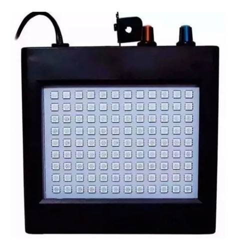 Jogo De Luz Strobo Led Rgb Iluminação Festa 108 Leds Rítmic