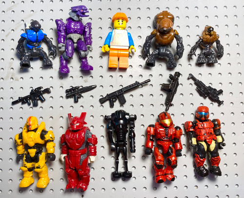 Megabloks Mega Construx Halo Lote Mix Figuras (60) 1 Halo (Usado)