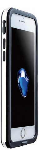 Funda Richbox Compatible iPhone 6 Sumergible Agua Color Blanco Liso
