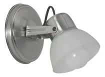 Comprar Aplique Spot Pared Con Movimiento 1 Luz Tulipa De Vidrio Color Platil
