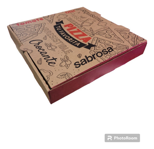 Cajas Para Pizza De 33 X 33 Con Logo X 50 Unidades 