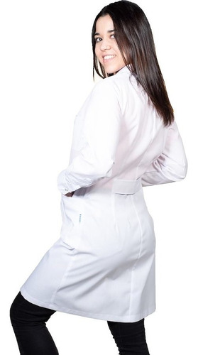 Imagen 2 de 6 de Guardapolvo Medico De Arciel Blanco - Uniformes Presente!