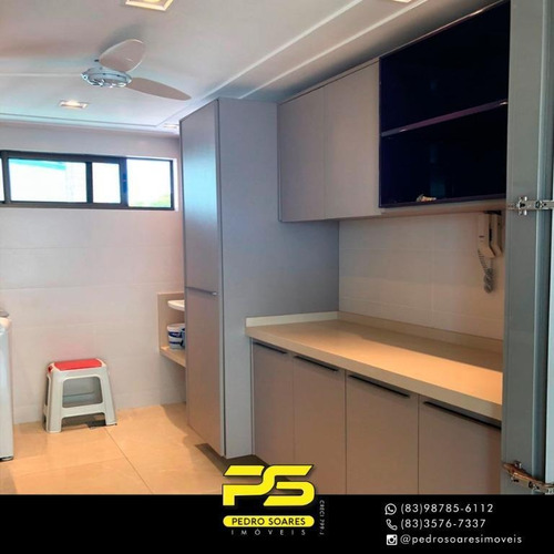 Imagem 8 de 15 de Cobertura Com 3 Dormitórios À Venda, 278 M² Por R$ 1.500.000 - Cabo Branco - João Pessoa/pb - Co0058