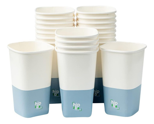 Tazas De Café Reutilizables De Papel 16 Oz Con Doble Forro