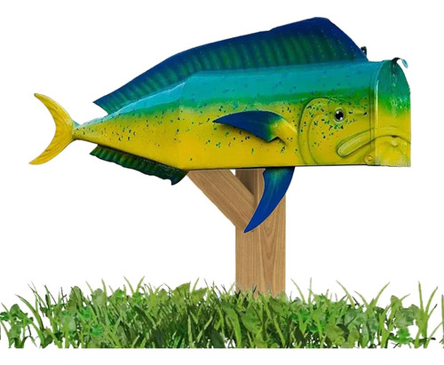 Outdoor Fish Mailboxes | Metal Fish Mailbox Funny Mailbox
