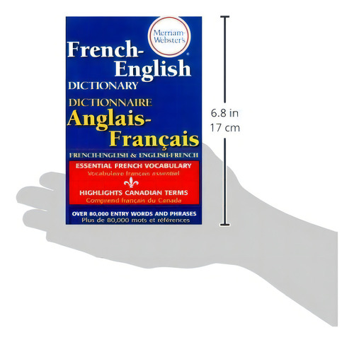 Merriam-webster's French-english Dictionary, De Merriam-webster. Editorial Merriam-webster, Inc., Tapa Blanda En Inglés, 0000