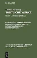 Samtliche Werke, Band 4/teil 1, Dramen V Und Vi : Hieremi...