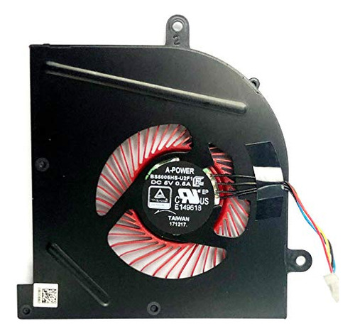 Ventilador De Refrigeración Bestparts Cpu + Gpu Para Msi Gs6