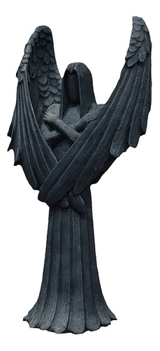 Decoración De Estatua De Halloween De Dark Angel, De Resina,