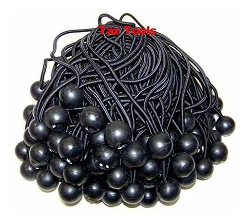 Cuerdas Elásticas Para Bu 100pcs 9  Bola Negra Bungee Bungie